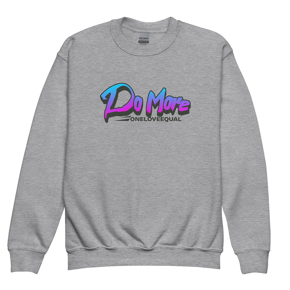 Thumbnail: Do More Youth crewneck sweatshirt
