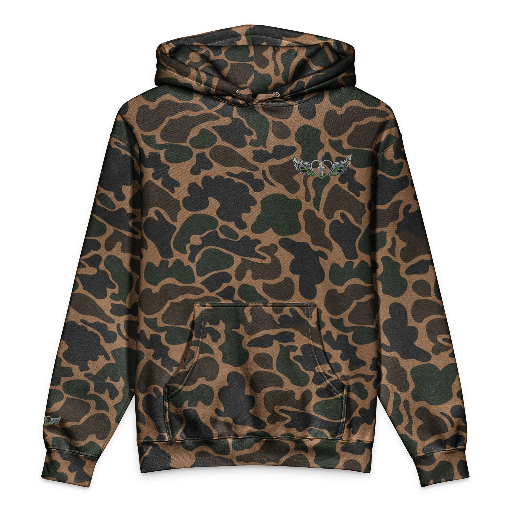 embroidered OLE Unisex Heavyweight Hooded Sweatshirt