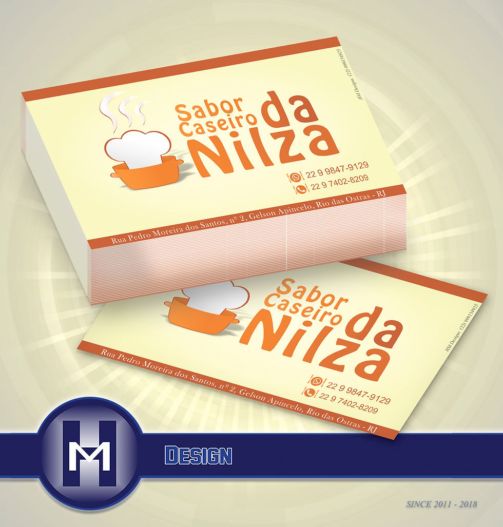 Cartão de Visita (Verniz Frontal Total) 300gr - Modelo 4x0