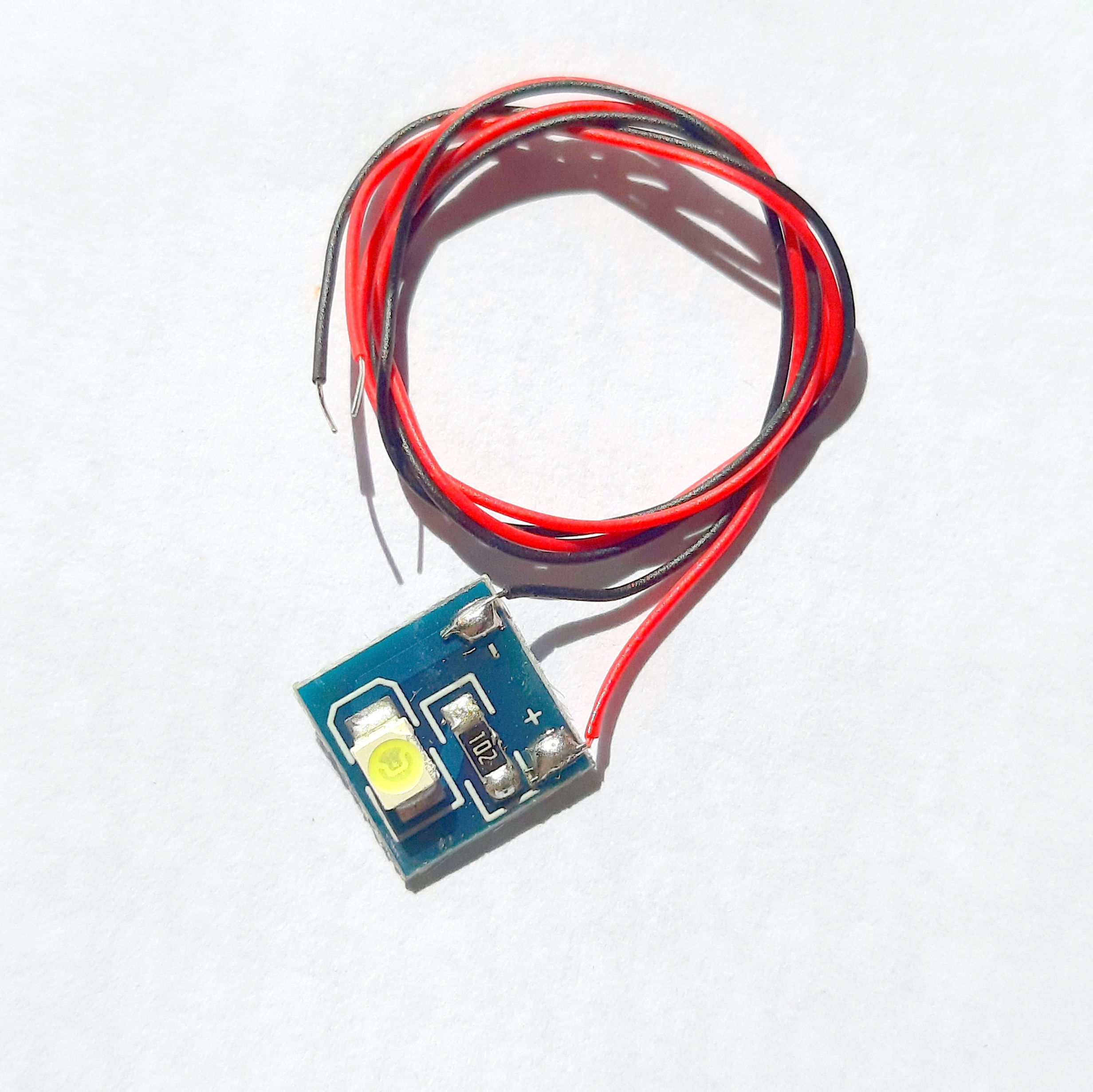 Platine / basetta LED 3528 SMD 12 Vcc froid / freddo