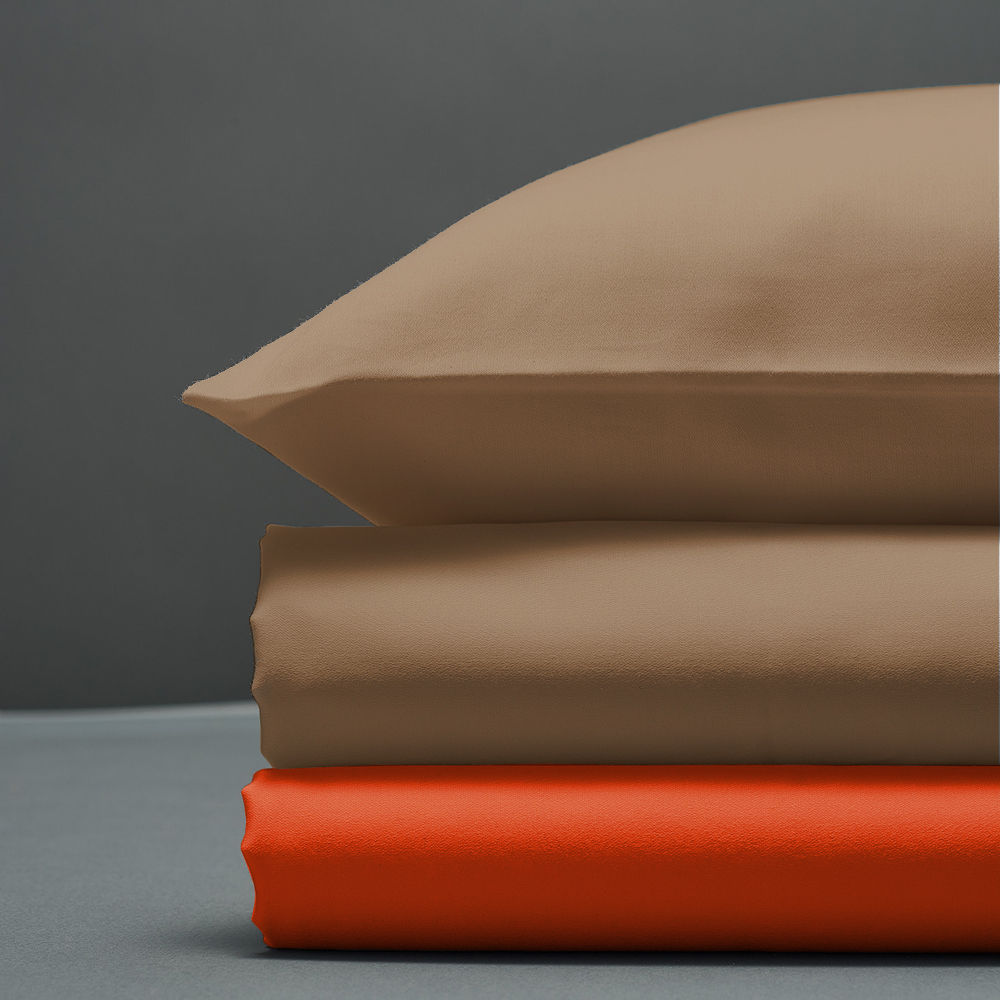 Παπλωματοθήκη Sand / Orange