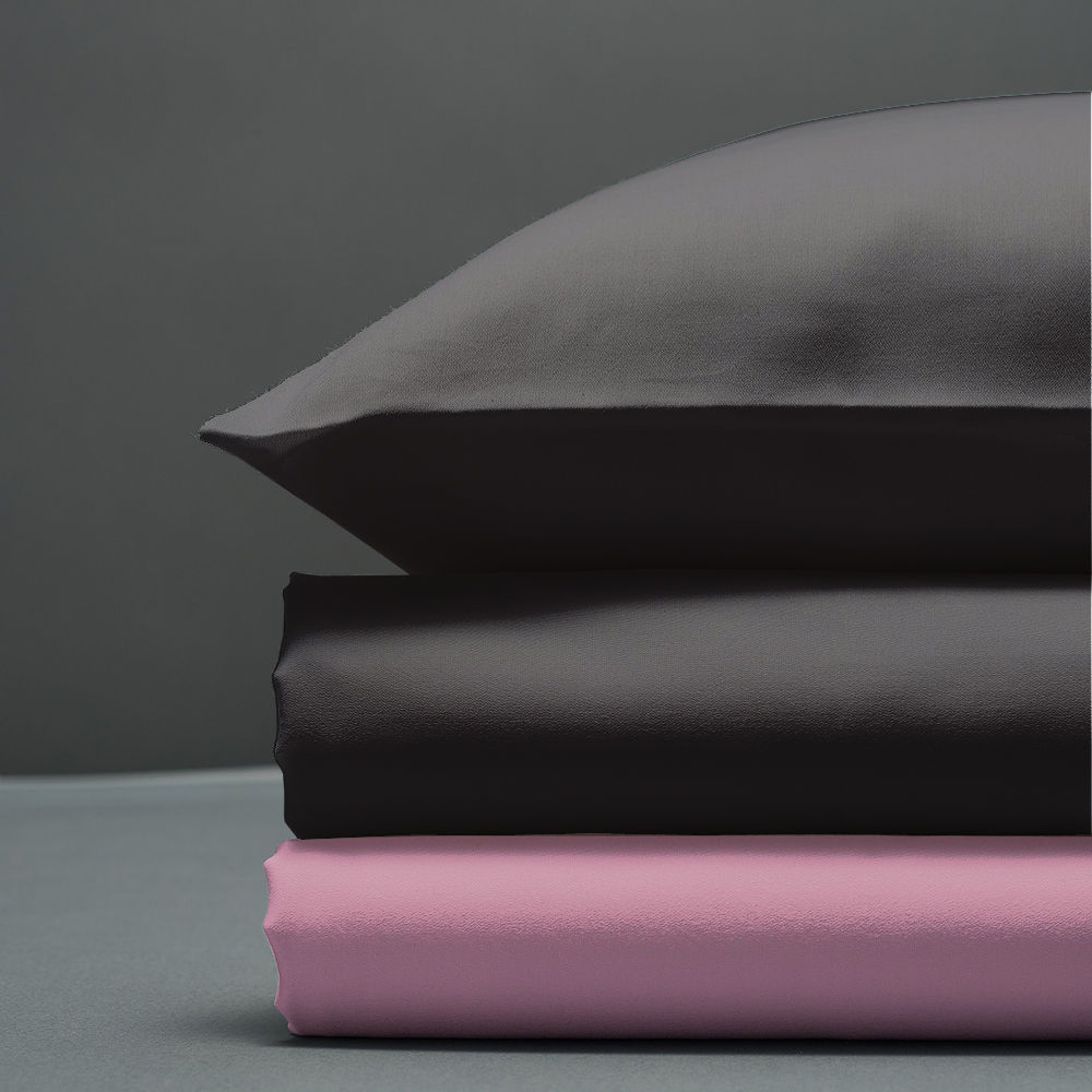 Παπλωματοθήκη Dark Grey / Pink