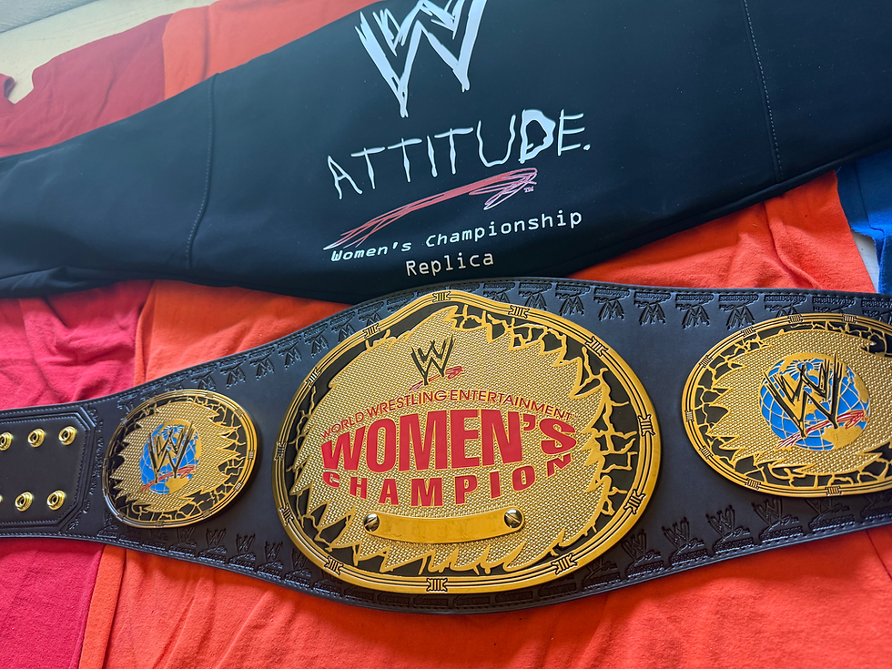 Thumbnail: Lita WWE Autographed Women's Championship Attitude Era Replica Title Be