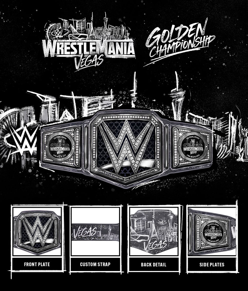 WrestleMania 42 Championship Replica Title Belt