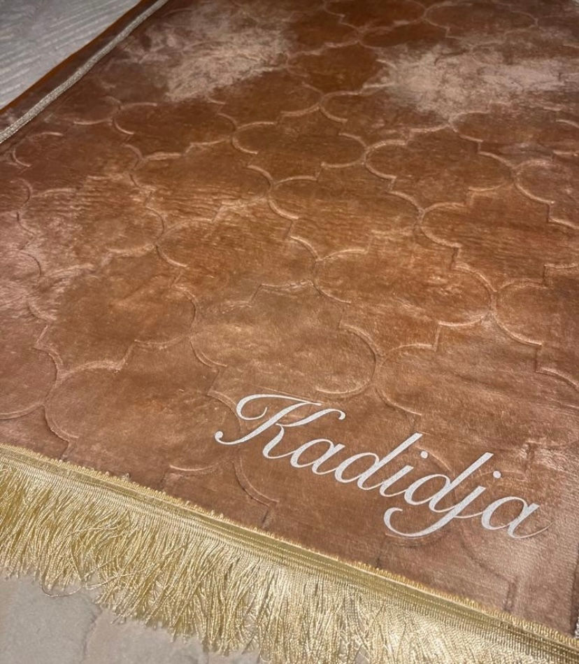 Tapis de prière personnalisé 