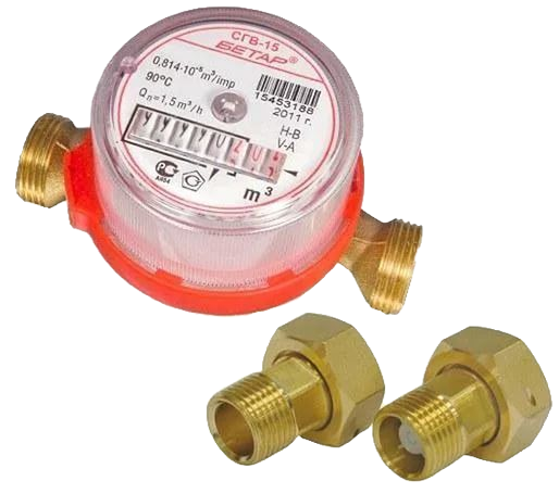 Счетчик воды СВК-15Г БЕТАР универсальный