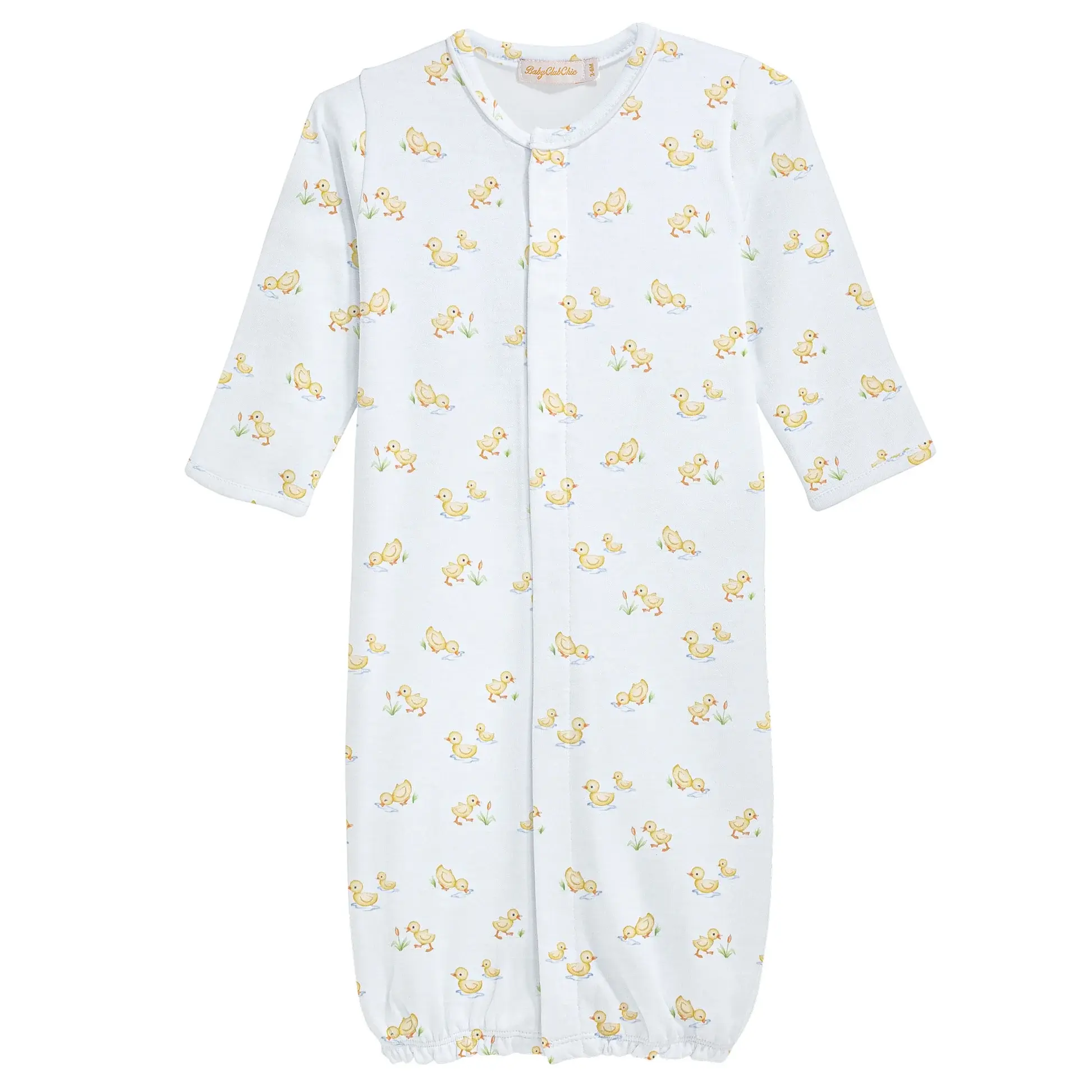 Baby Club Chic Baby Boy Baby Duckies Converter Gown