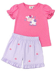 Luigi Pink Polka Dot Cow Short Set.jpg