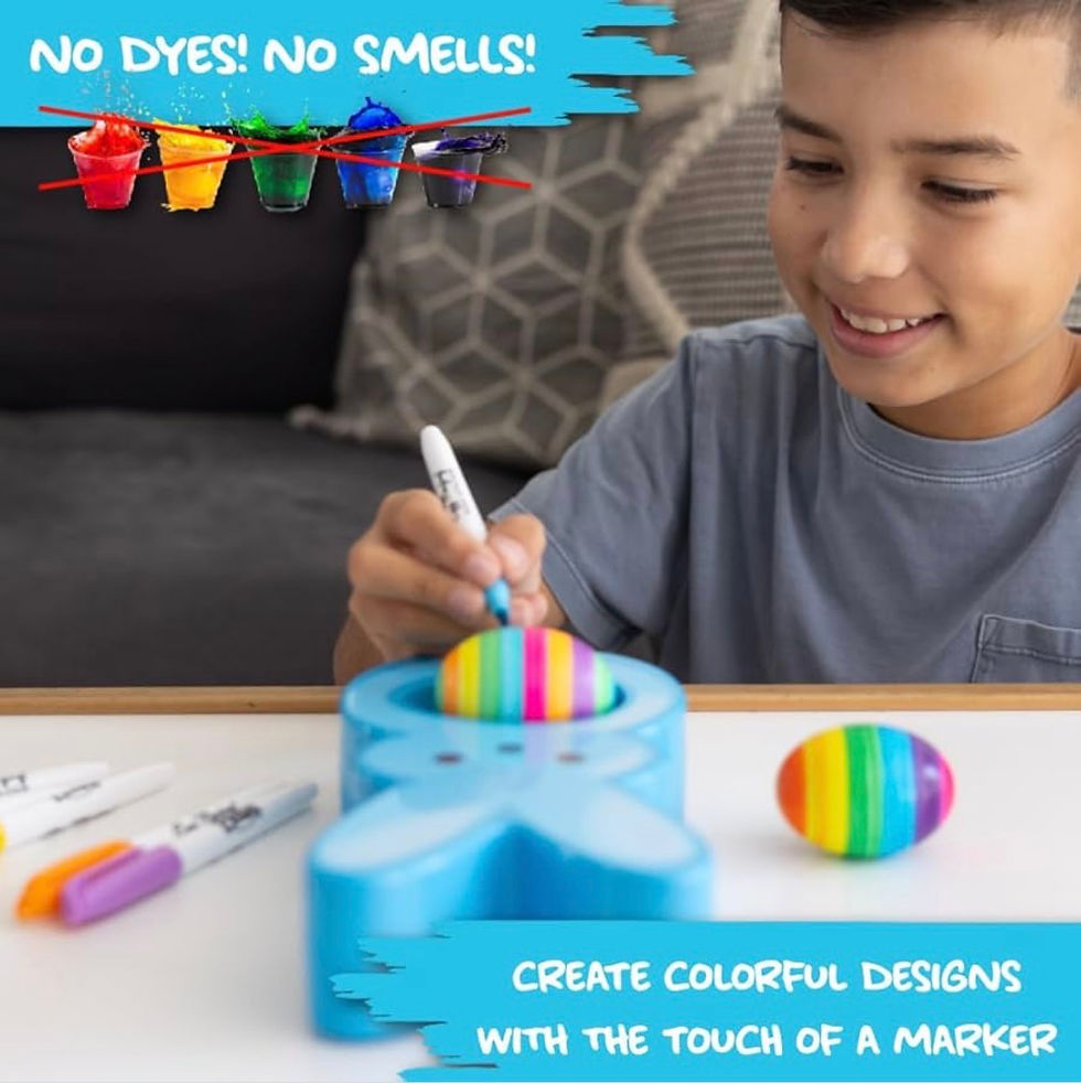 Thumbnail: Eggmazing Blue Peeps Bunny Egg Decorator