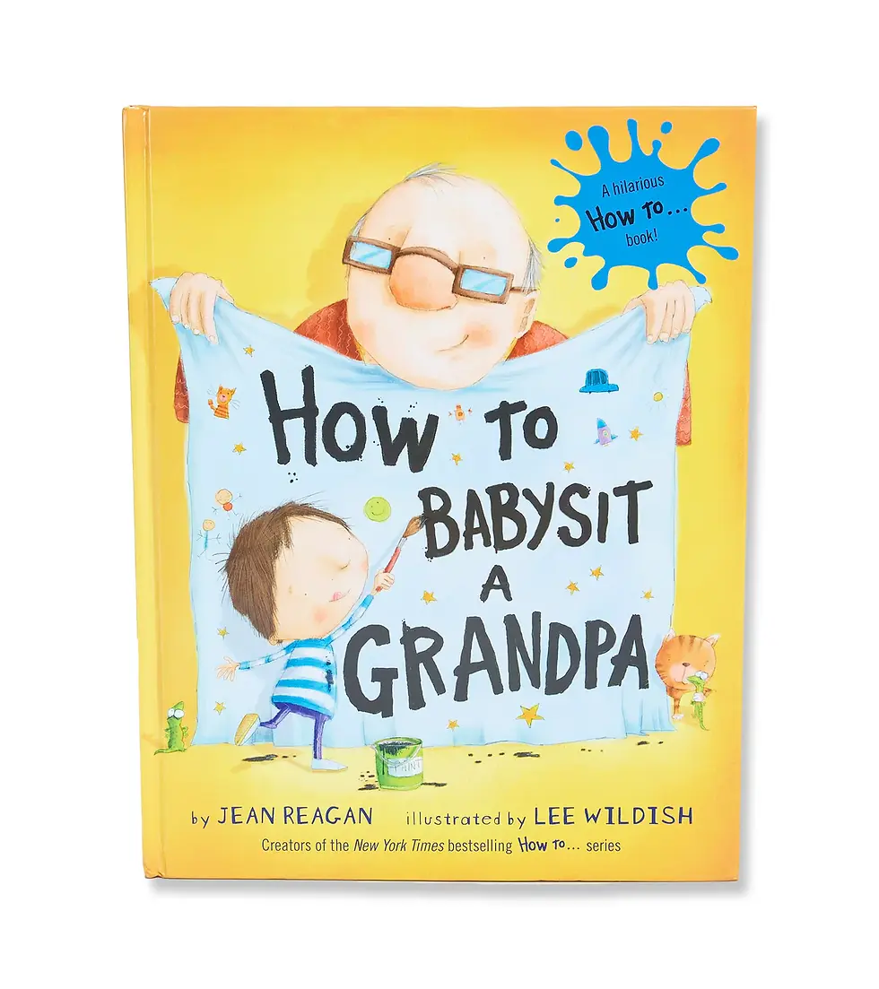 Thumbnail: Books To Bed Boys How To Babysit A Grandpa PJ Set With Book