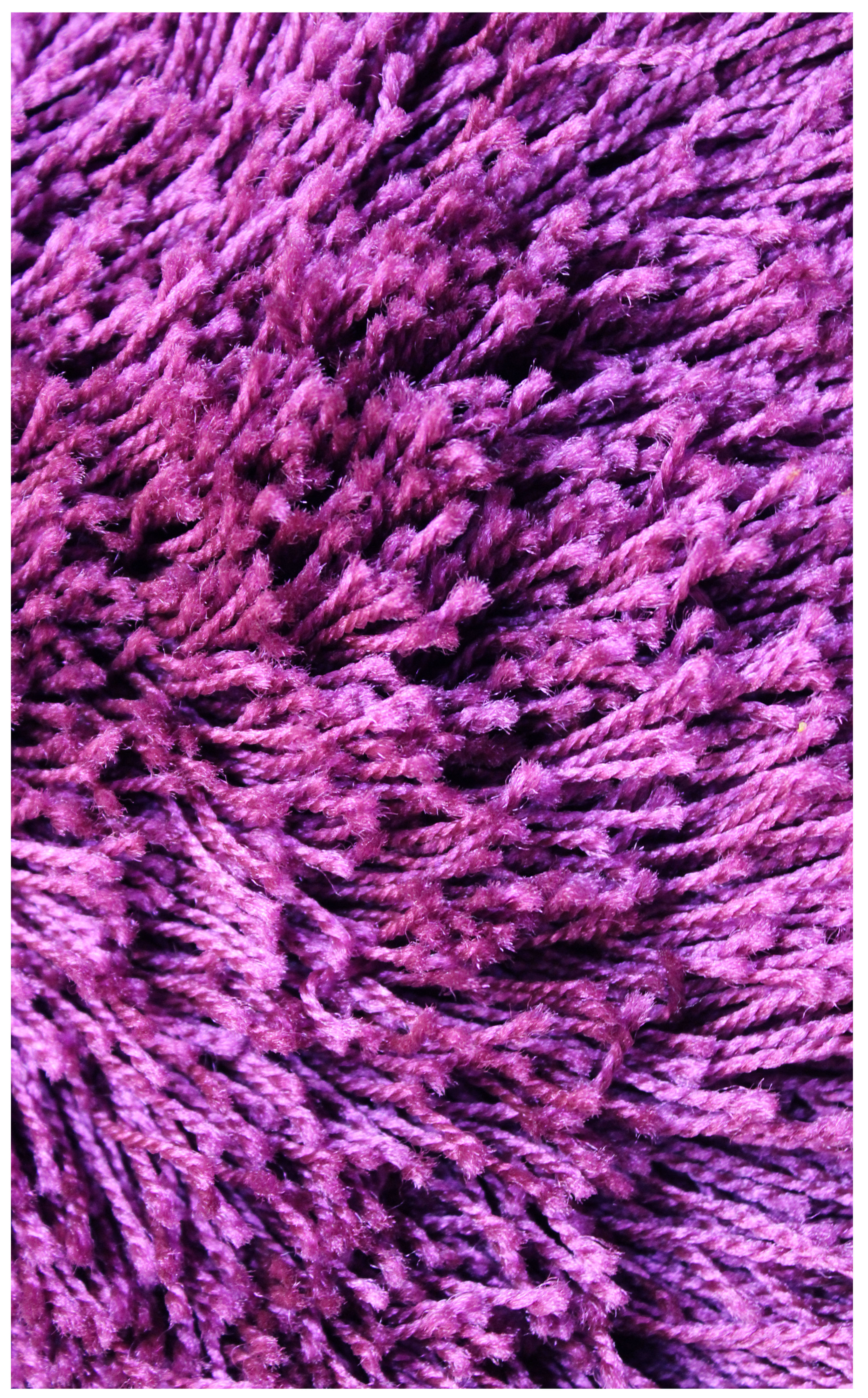 Purple Dazzle Shag Rug