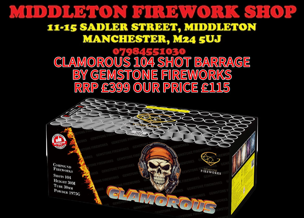 Clamorous Firework By Gemstone Fireworks