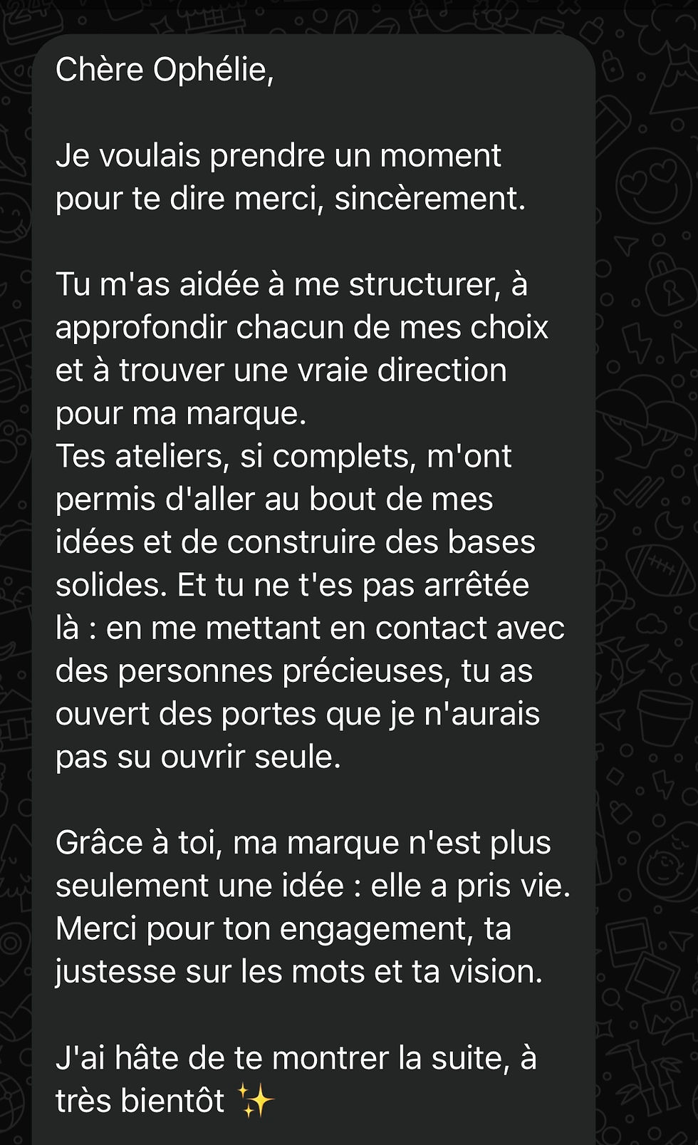 témoignage