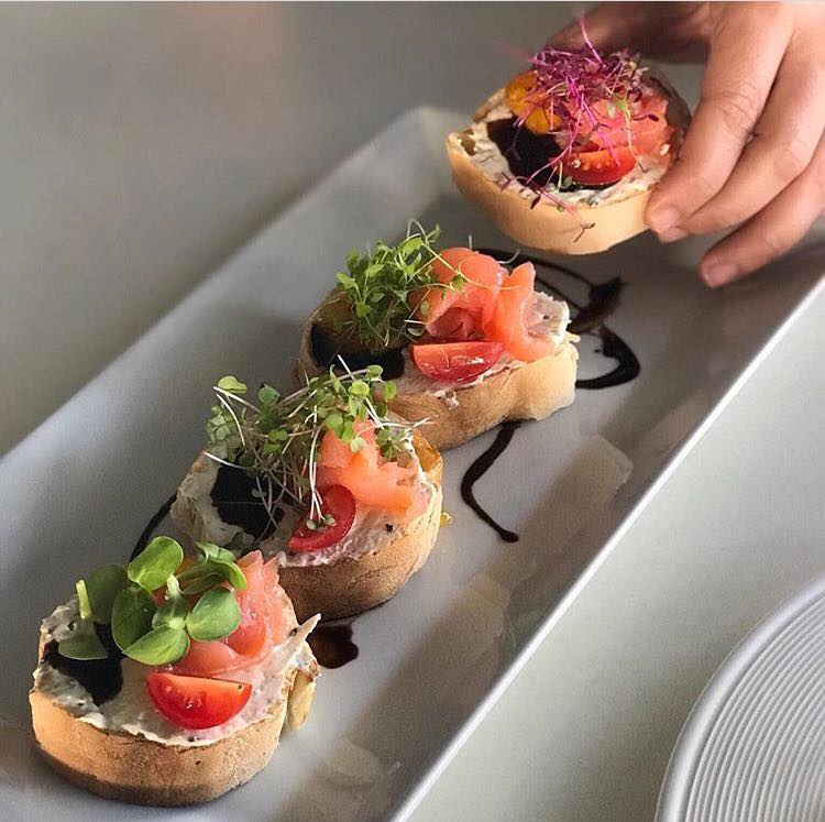 Arranged Food and Objects