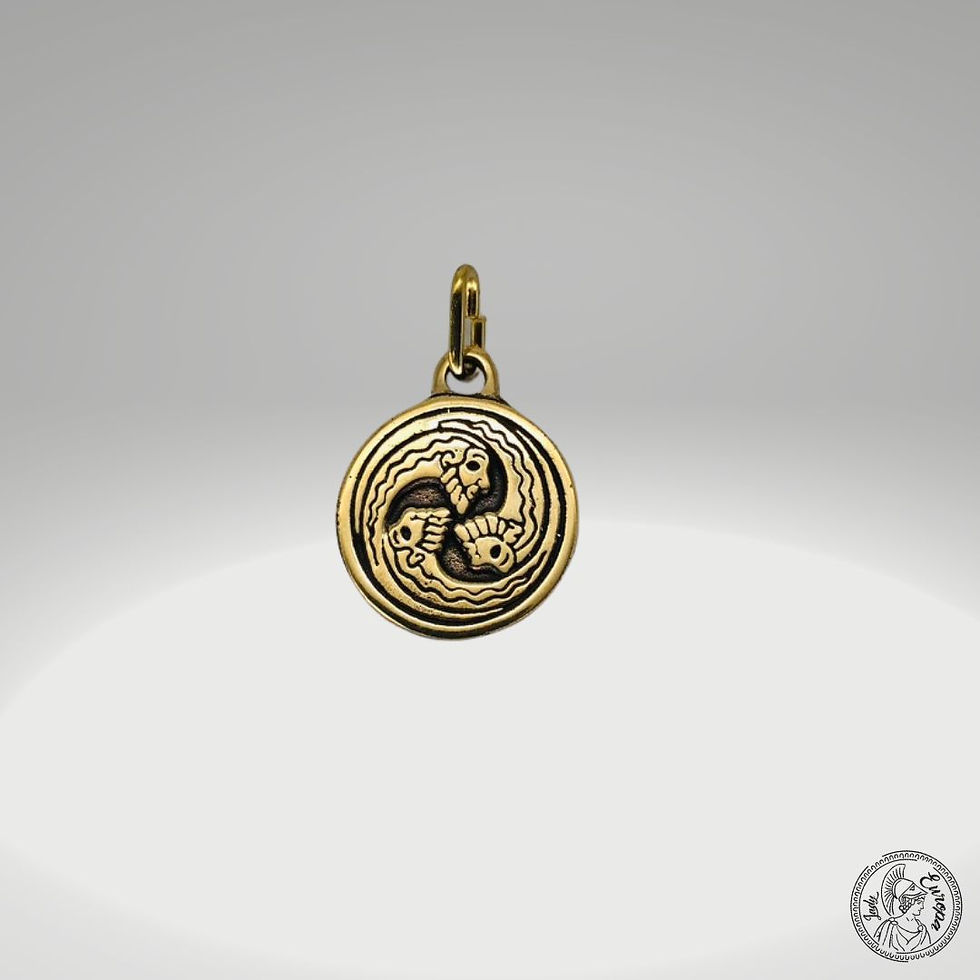 Un bijou artisanal celtique révélant l'essence sacrée. Pendentif des 3 vents.