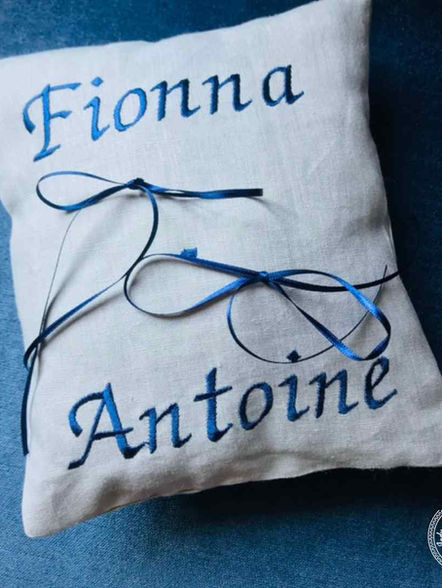 Coussin d'alliances pour mariage