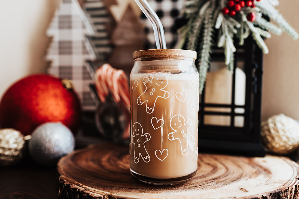 Thumbnail: Gingerbread Man Glass Can