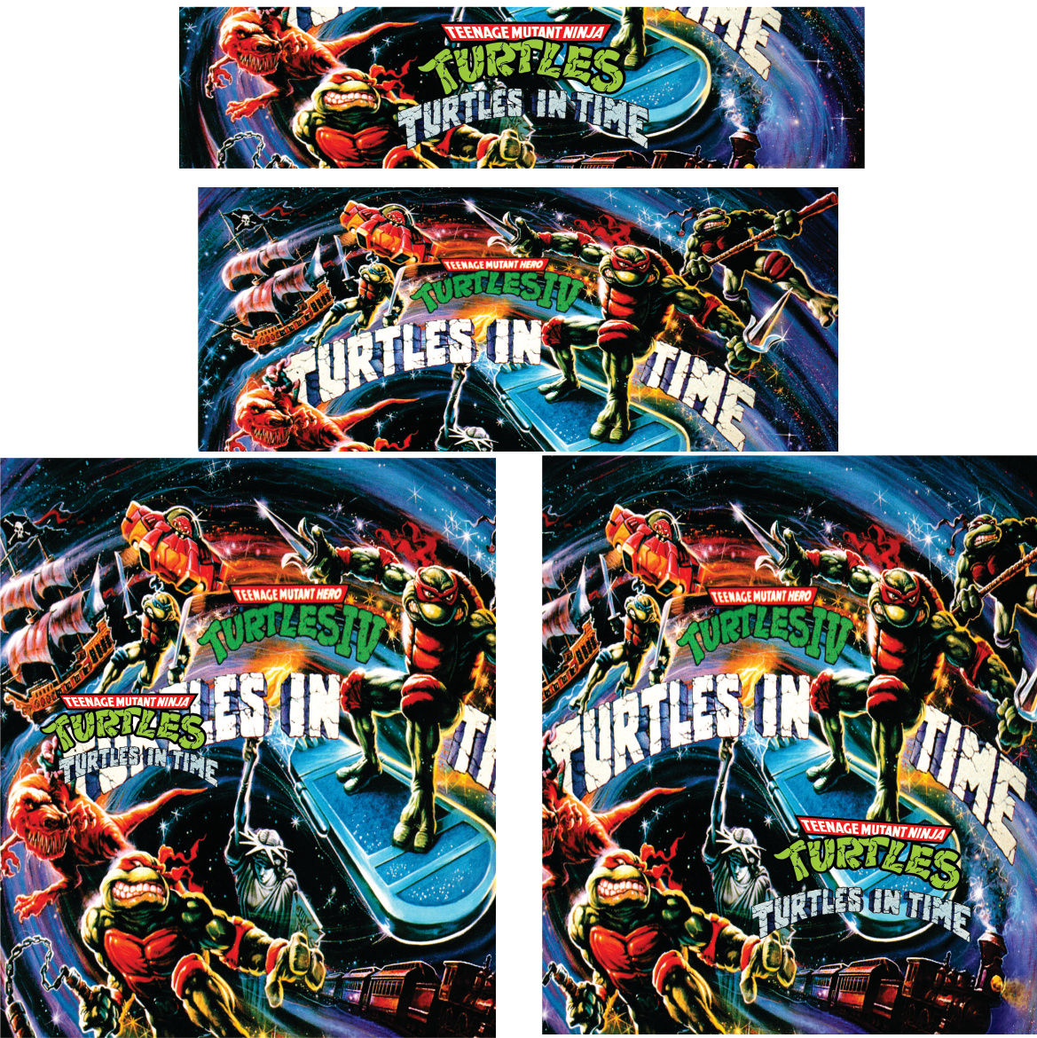 TMNT Turtles in time Bartop Artwork kit
