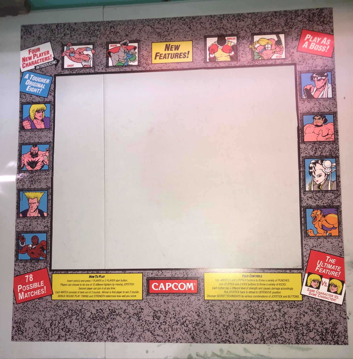 street fighter 2 championship edition arcade bezel