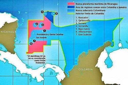 Con el fallo, Colombia perdía casi el 40% de sus aguas en el Atlántico