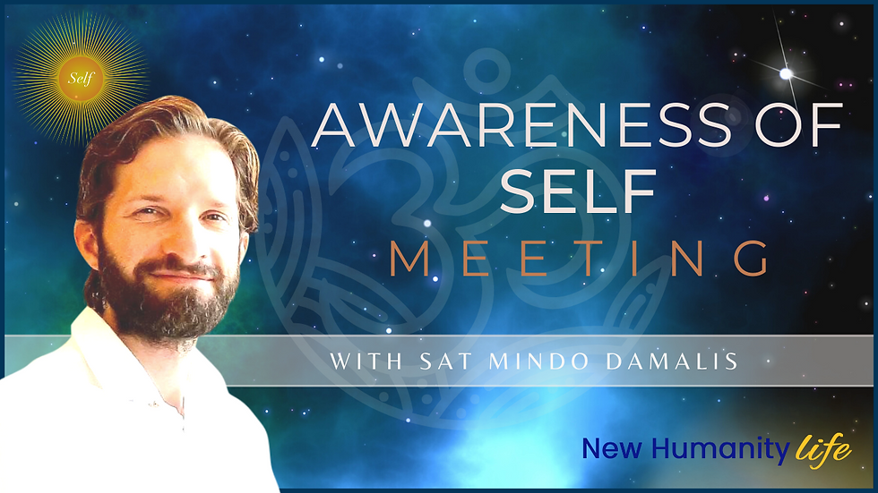 Meditation Thursday, Awareness of SELF Meeting with Mindo