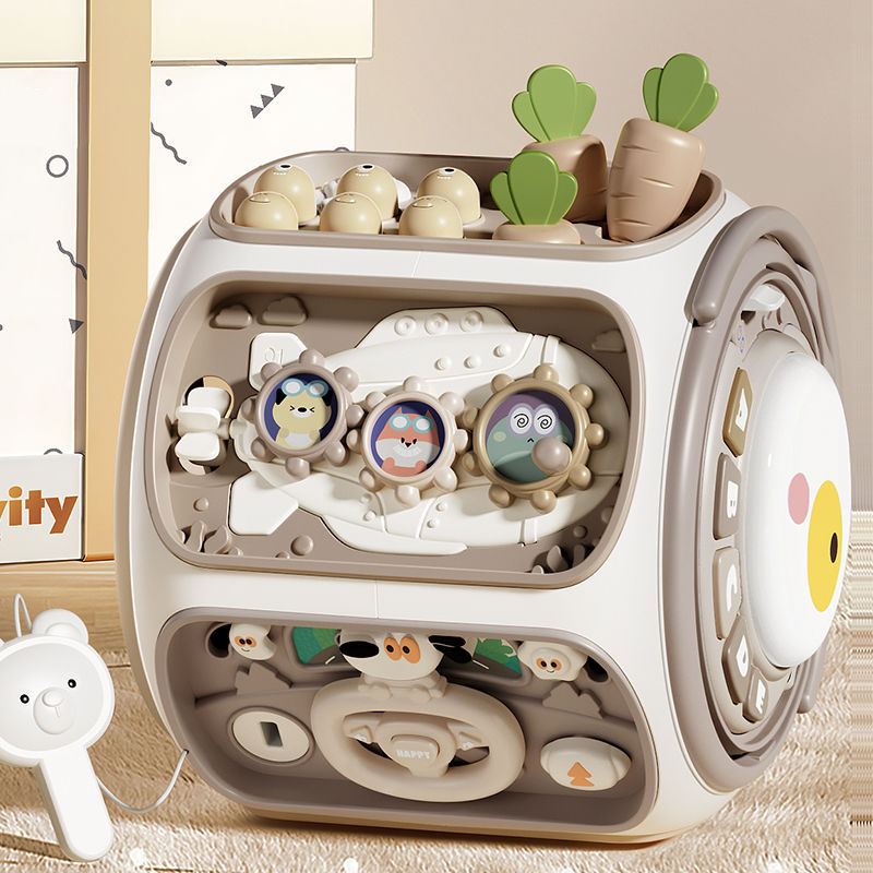 Thumbnail: Children Montessori Toy Sensory Magnetic Educational Fishing Owl Busy Board Mole