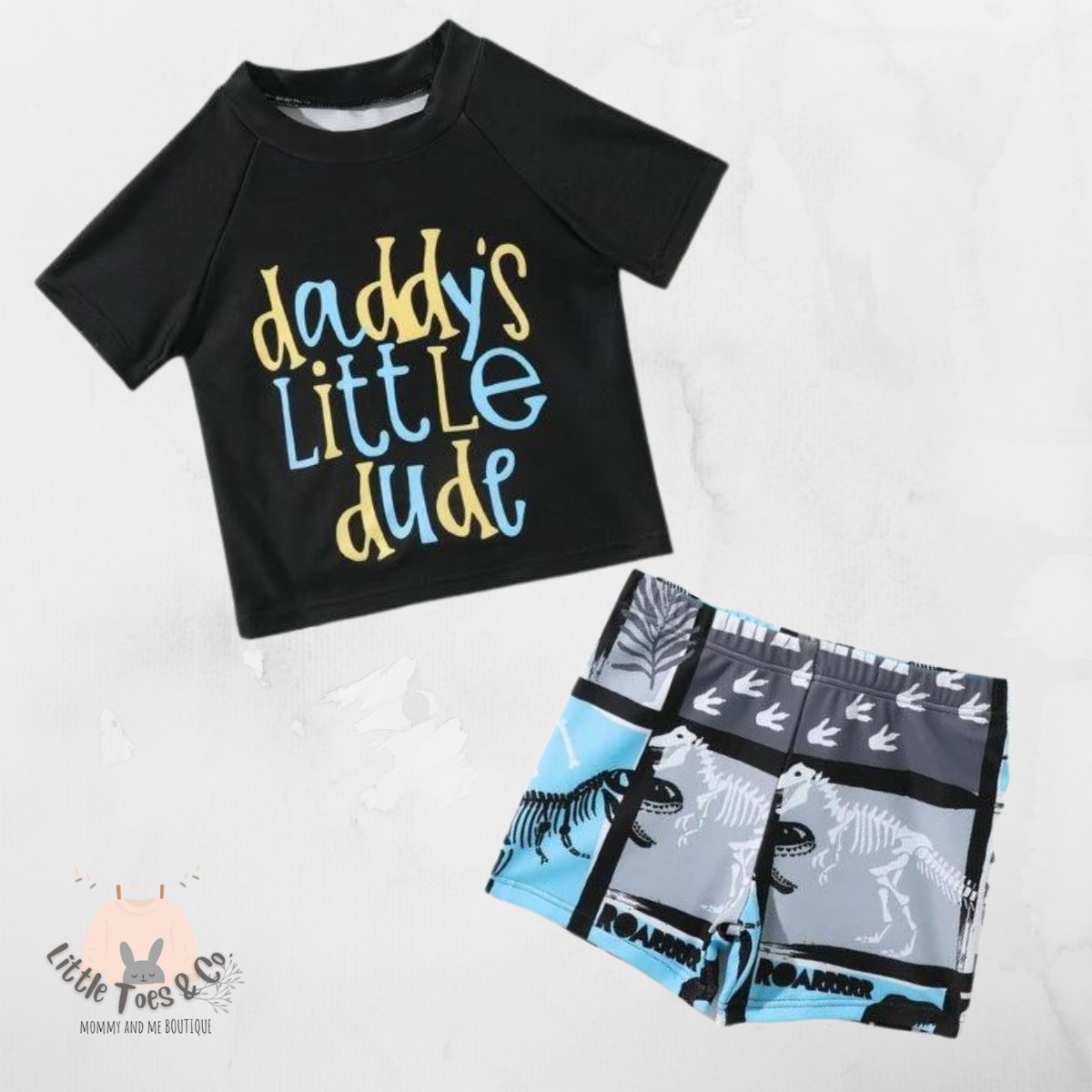 Daddy's Little Dude swimsuit