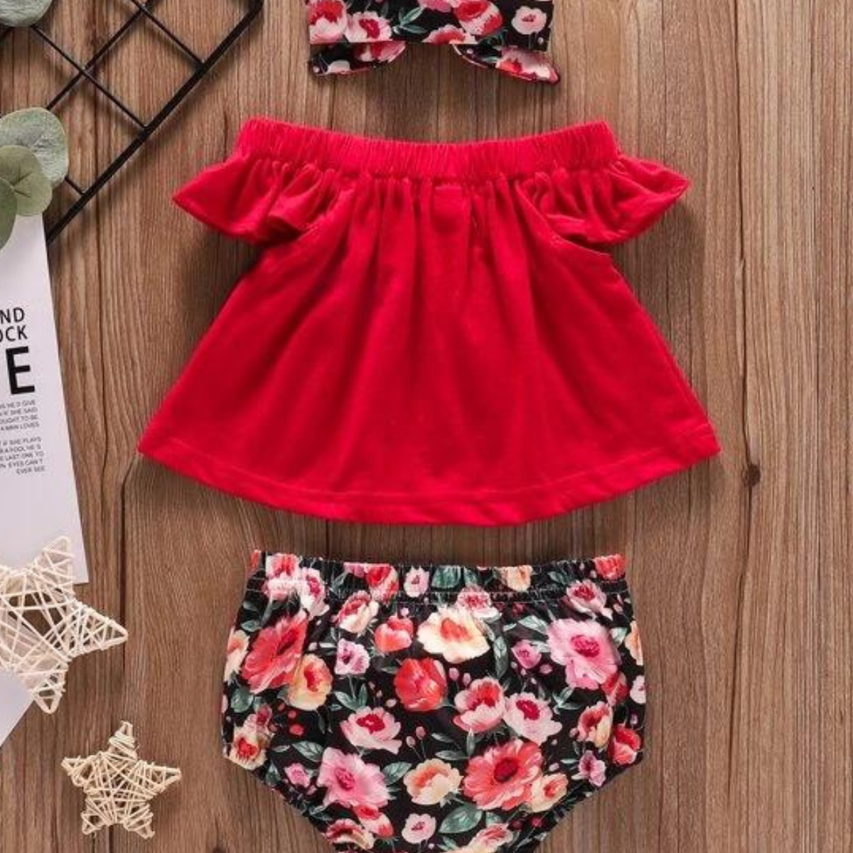 Floral Off Shoulder Set