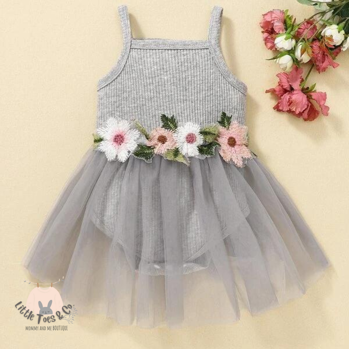 Floral Mesh Bodysuit