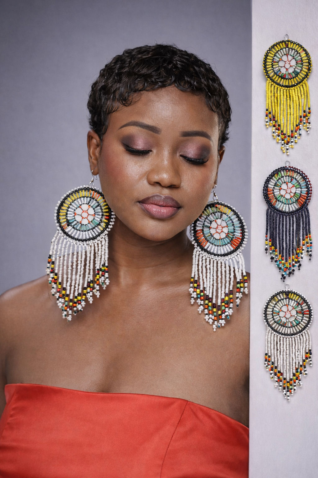Classic beaded drape 