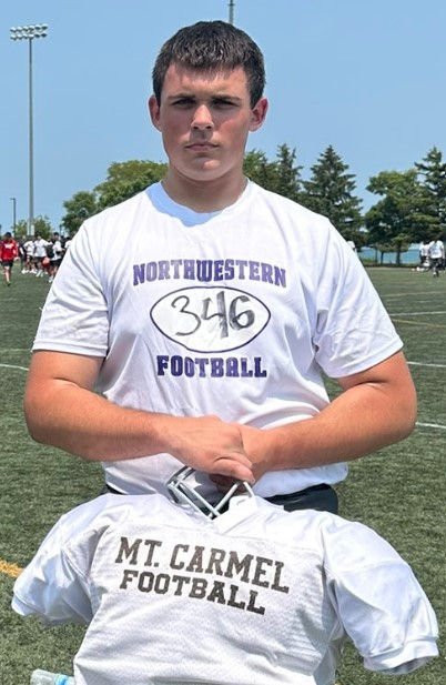 Talking With Mount Carmel 6'4 OL Bryan Lukaszczyk Class Of 2024 - Name To Watch
