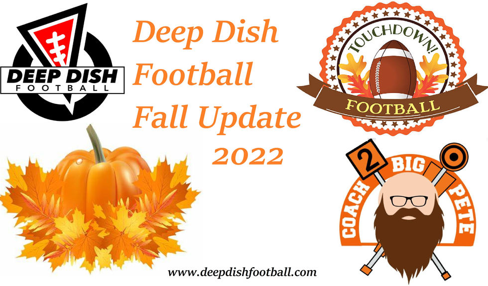 Deep Dish Football 2022 Fall Update: Webcast Schedule, GOTWs, Polls, Thank You IHSA , Showcase, ETC.