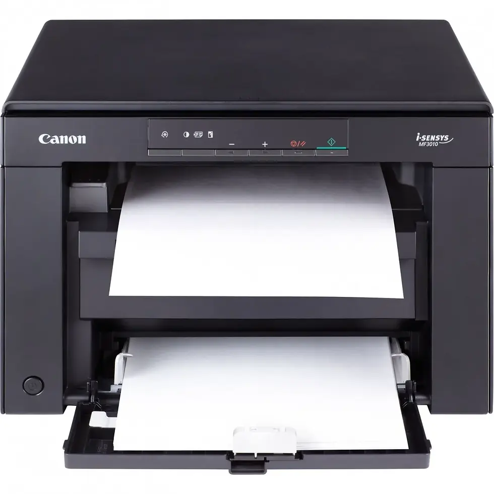 Canon Imprimante laser, papier blanc imprimé, ROULOT 80/80, encre et toner.