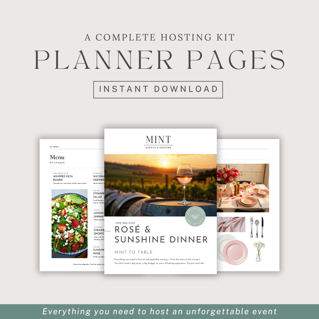 Rose & Sunshine Dinner - June 2026 Issue