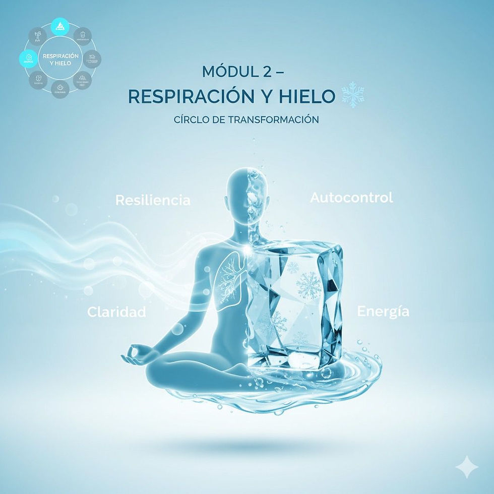Respiración consciente e inmersion en hielo  