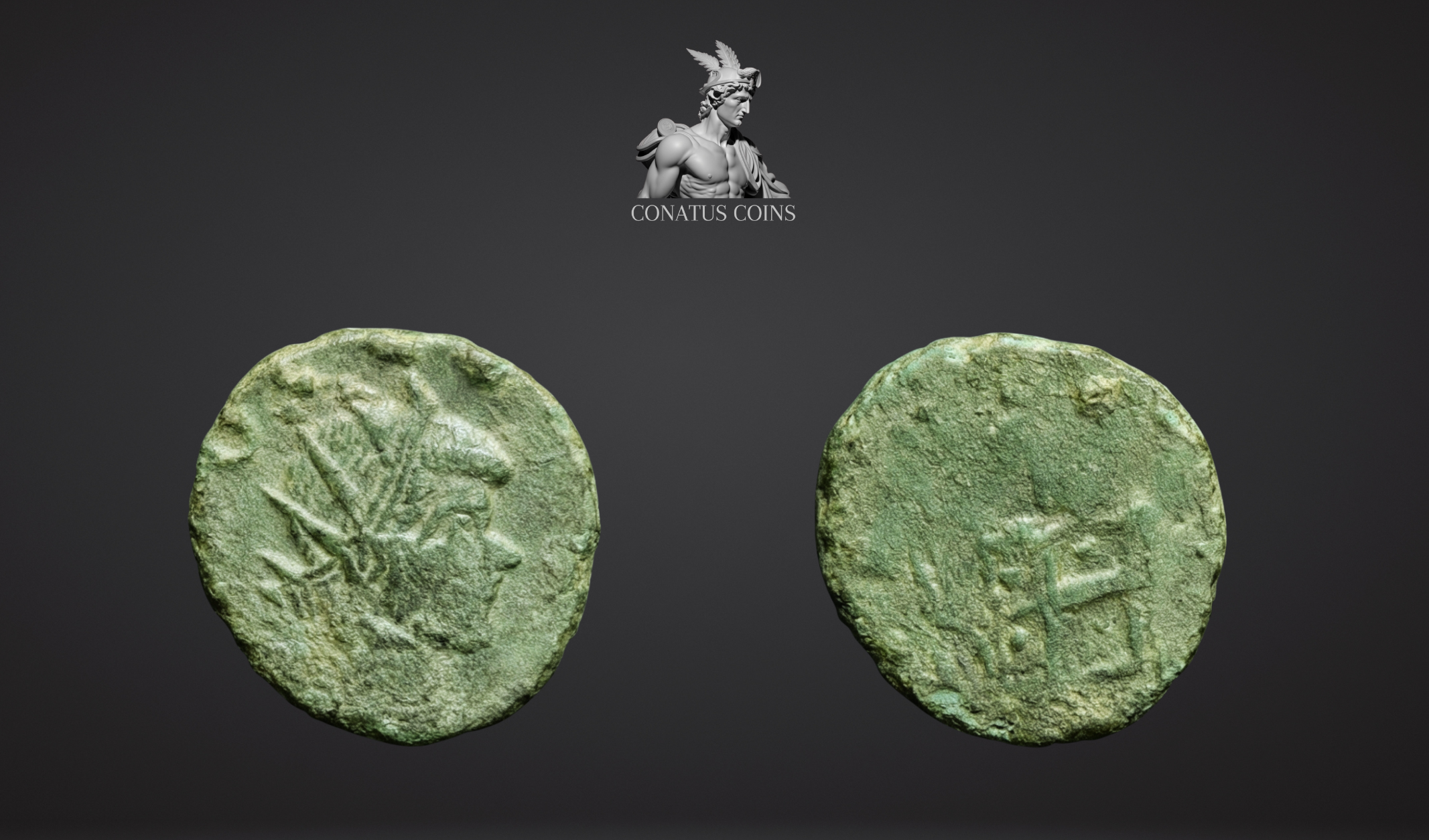 Moeda Romana Antoniniano de Divus Claudius II Gothicus (270 dC)