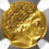 Miniatura: Moeda Grega Stater de Felipe II (359-336) - pai de Alexandre O Grande Certificad