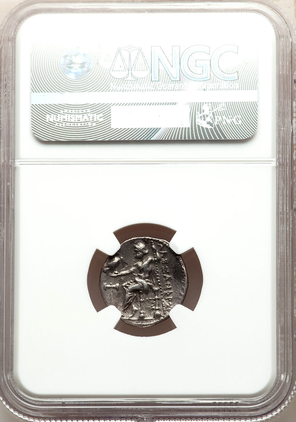 Miniatura: Moeda Grega Dracma de Alexandre III O Grande (336-323 aC) Certificado N