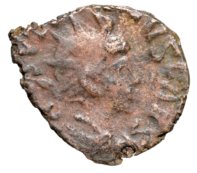 Moeda Romana Antoniniano do Império Gálico de Tetricus II (273-274 dC)