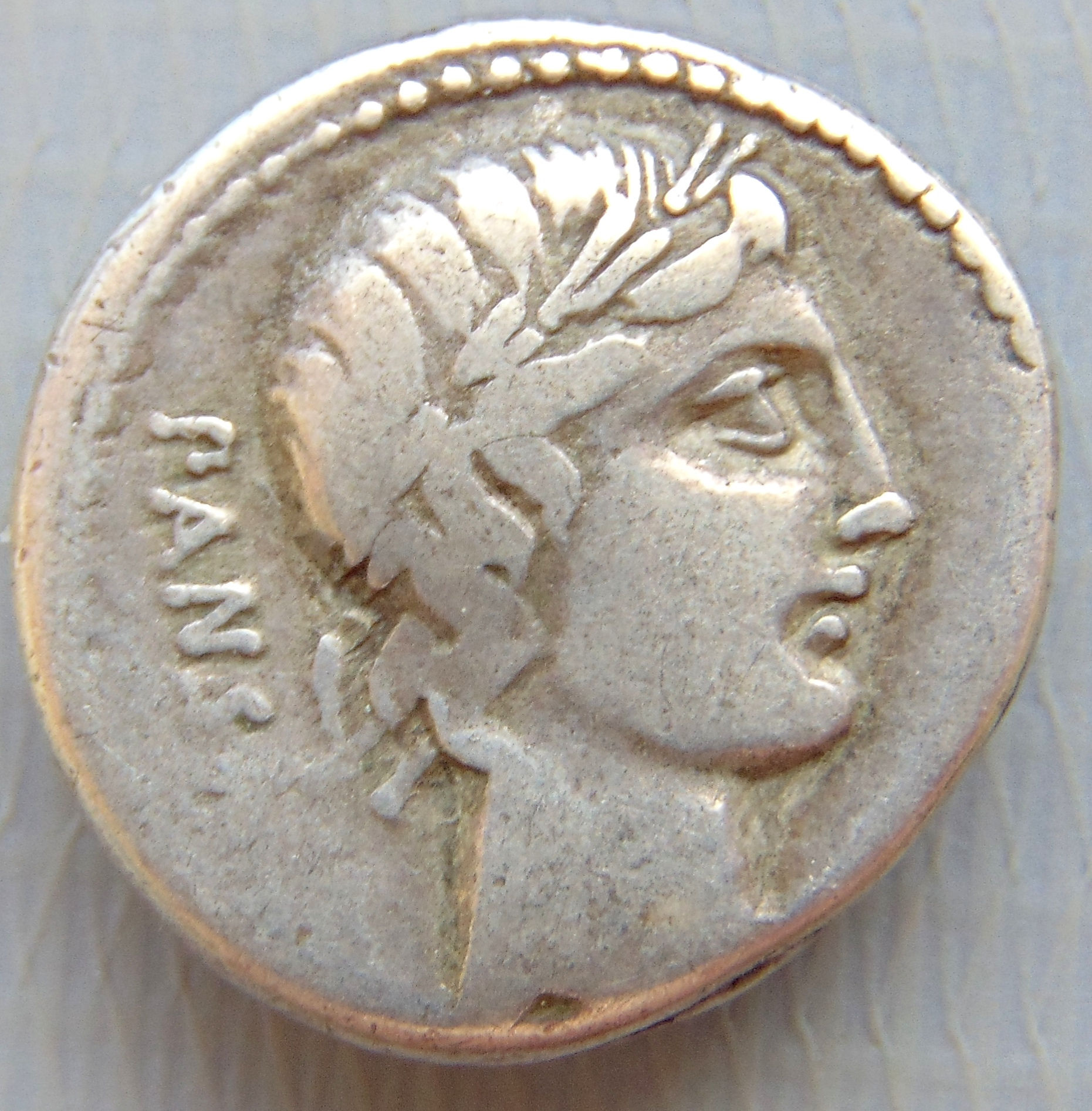 Moeda Romana Rara Denário De Vibius Pansa (90 aC)