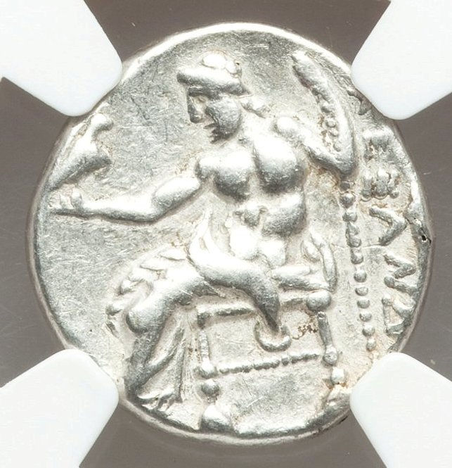 Miniatura: Moeda Grega Dracma de Alexandre III O Grande (336-323 aC) Certif. NGC