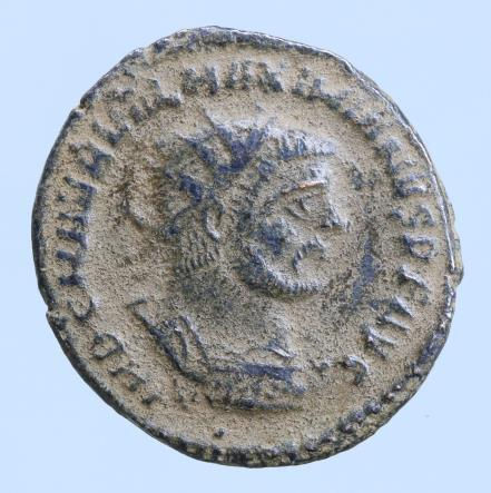 Moeda Romana Maximian Æ Antoninianus. Antioch, AD 285-295.
