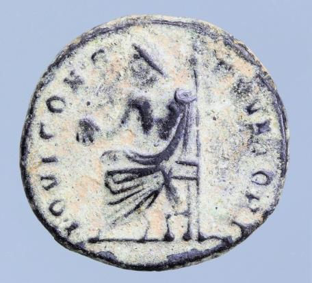 Miniatura: Moeda romana Temp. Maximinus II. AD 310-313. Æ (14mm, 1.93 g)