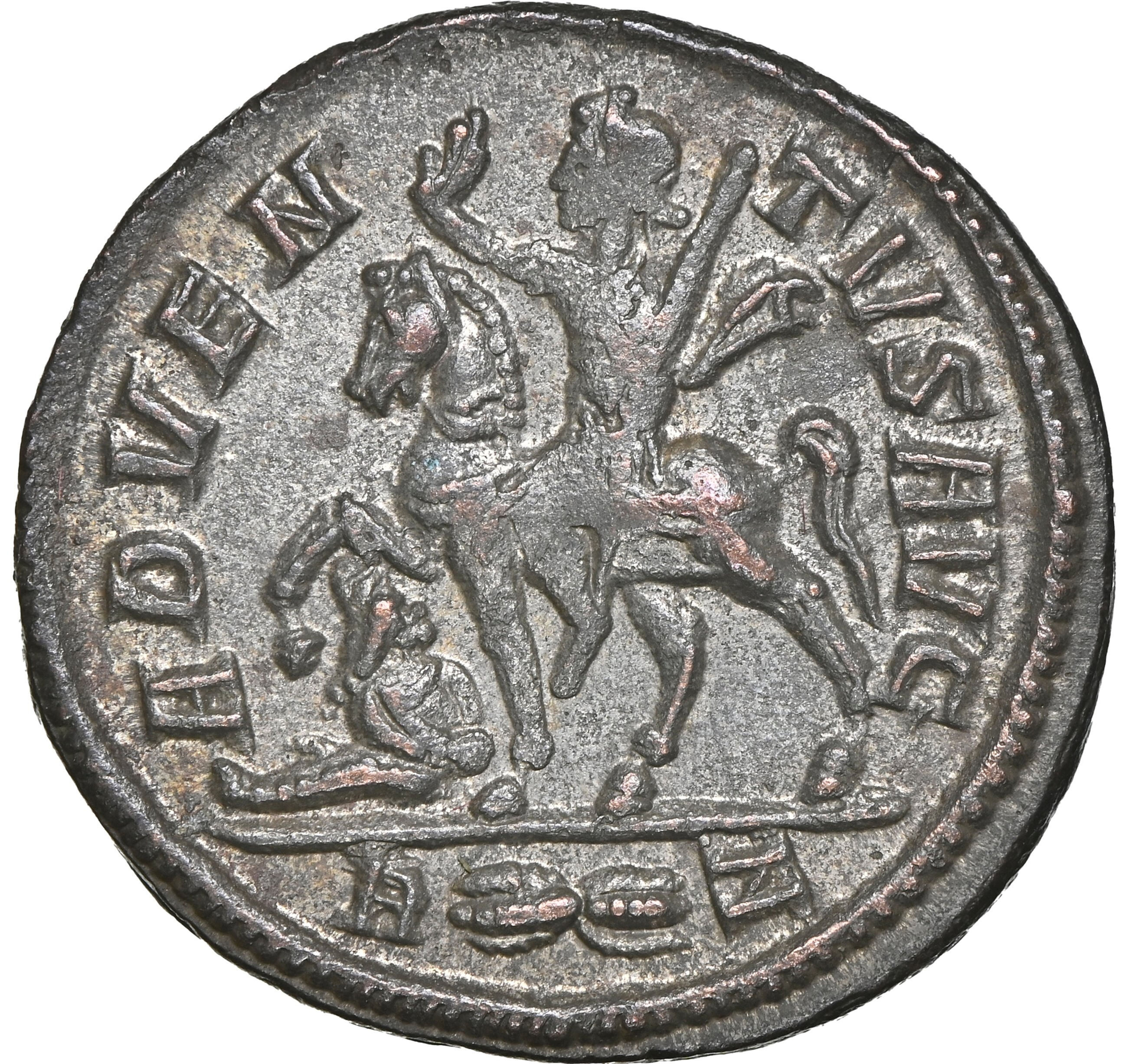 Moeda Romana Escassa Antoniniano de Probus (276-282 dC) Certificada NGC XF.