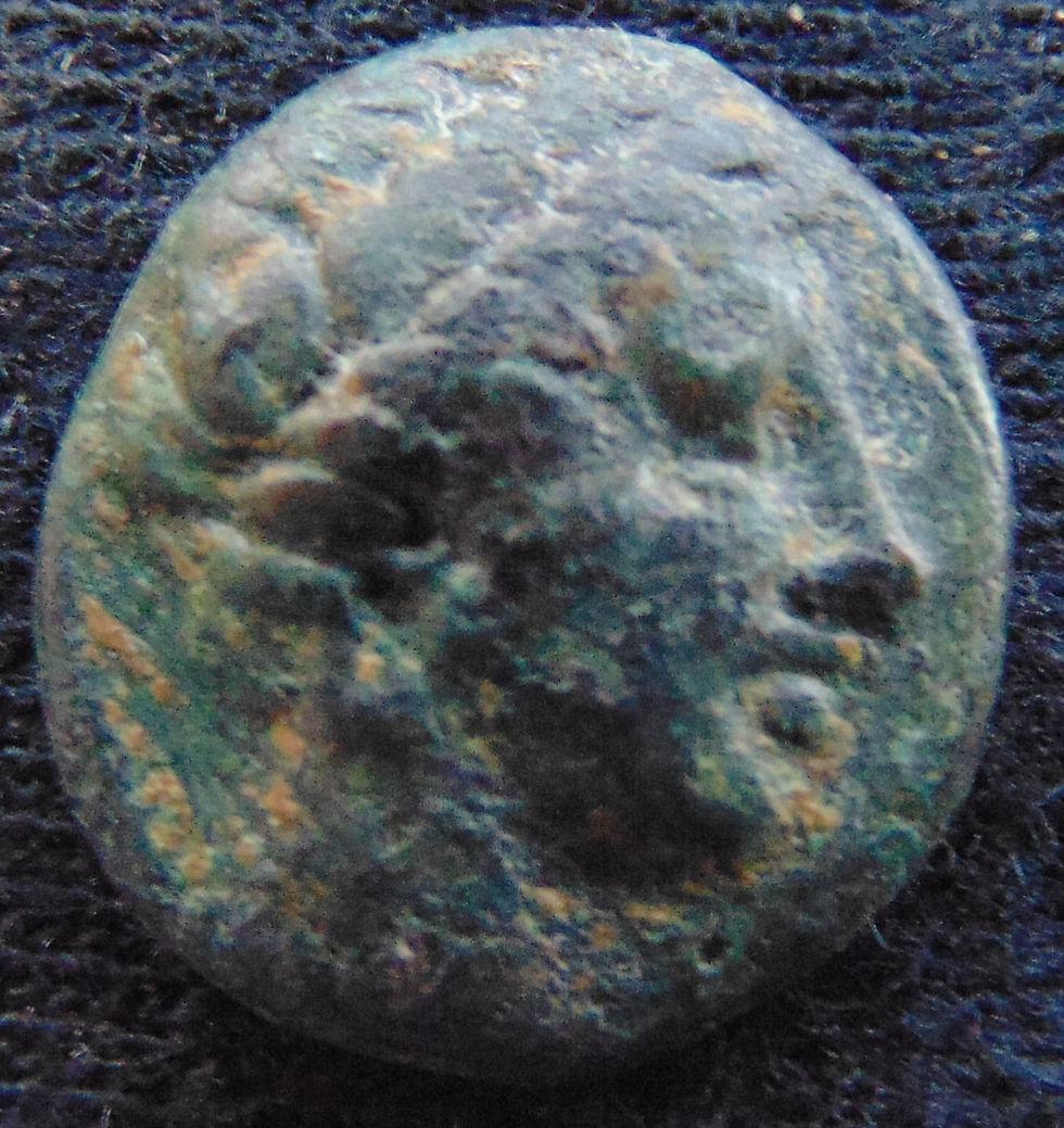 Miniatura: Moeda Grega Liga Chalkidiana da Macedonia Apollo