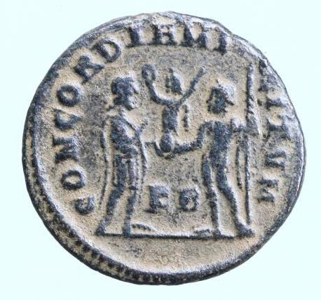 Miniatura: Moeda Romana Maximianus Herculius AD 286-305. Cyzicus