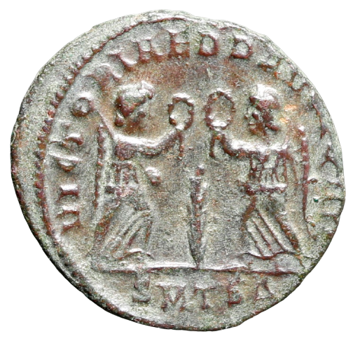 Miniatura: Moeda Romana Escassa de Constantius II (347-348 dC)