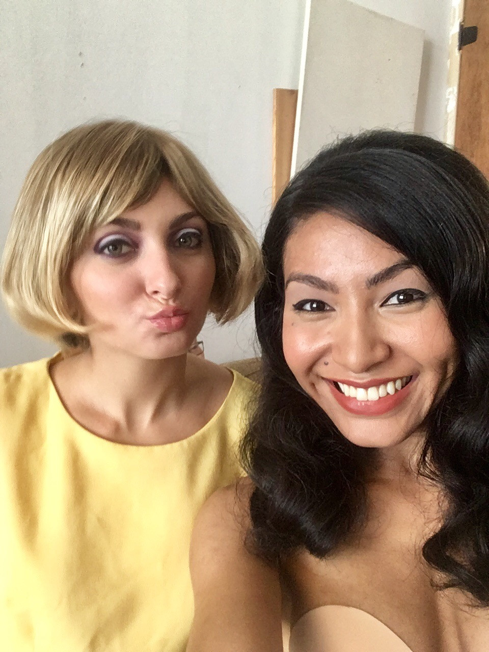 With model Shoshana Rebbeca!