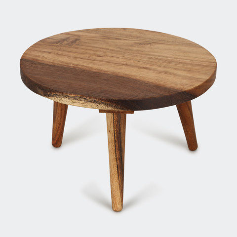 Acacia Round Footed Board