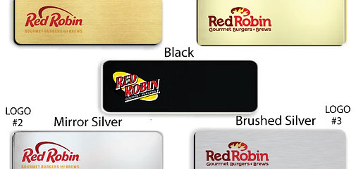 Red Robin Employee Name Badge